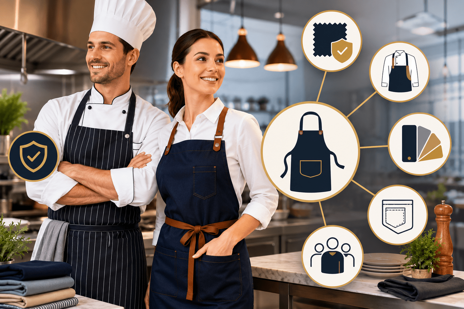How to Choose the Right Kitchen Apron for Restaurants & Hotels | Uwears