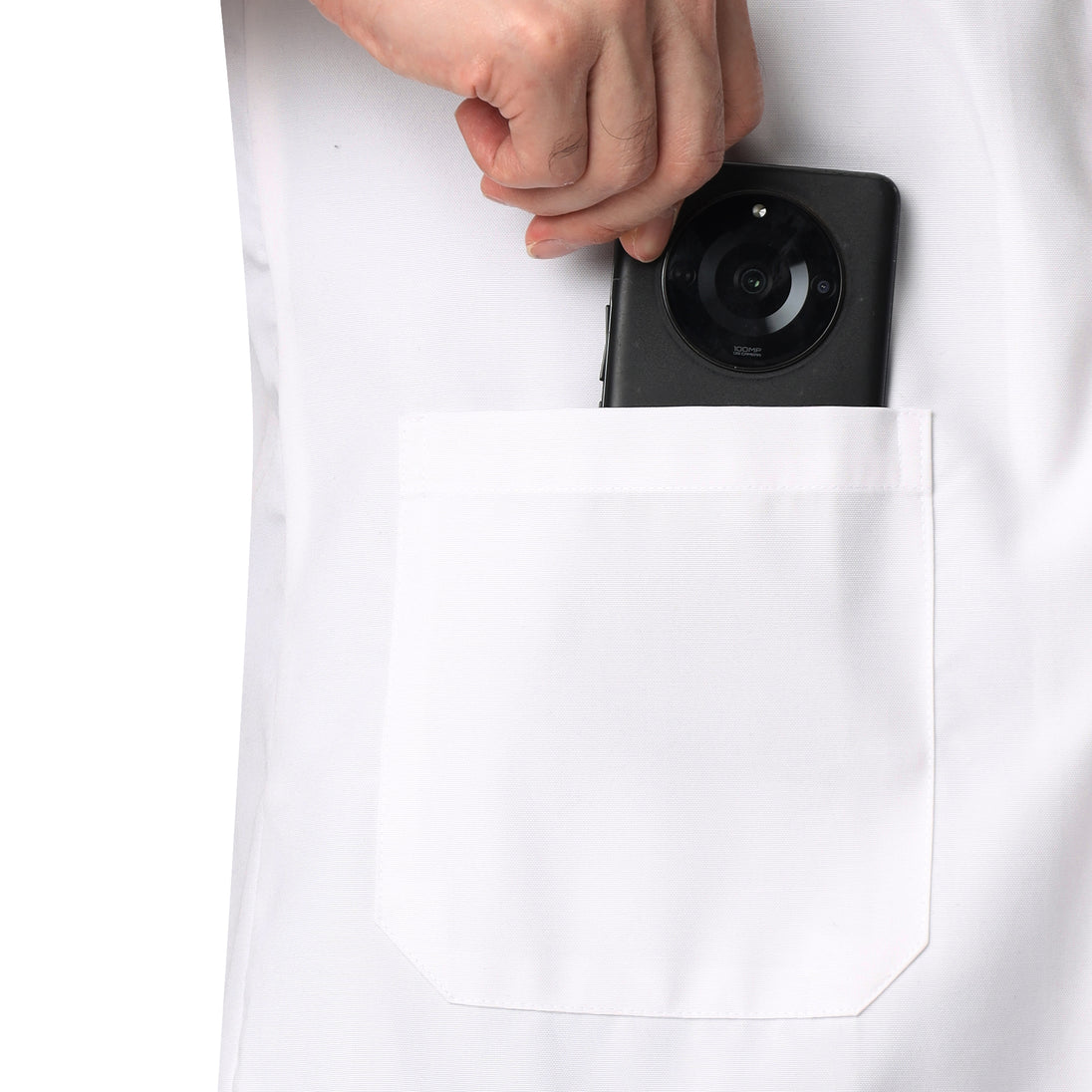 UWEARS SHORT/HALF SLEEVE LAB COAT FOR MEN