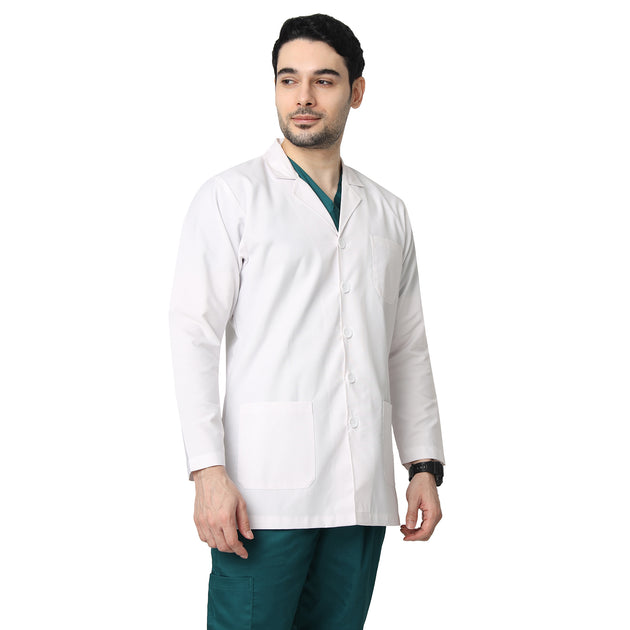 UWEARS FULL SLEEVE WHITE LAB COAT