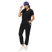 UWEARS FEMALE BLACK SCRUB SUIT AT CHEAPEST PRICE OF RS.699