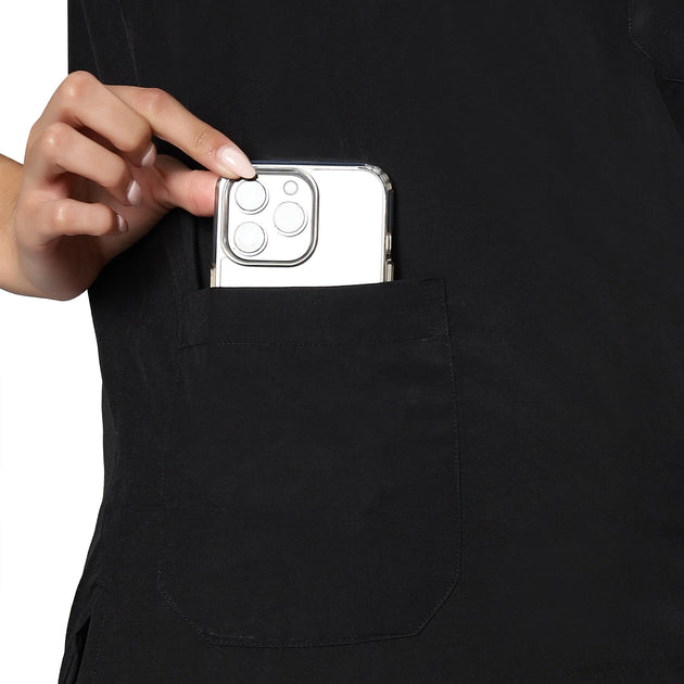 UWEARS FEMALE BLACK SCRUB SUIT AT CHEAPEST PRICE OF RS.699