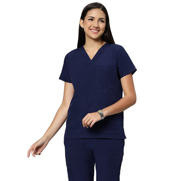 UWEARS FEMALE NAVY BLUE SCRUB SUIT AT CHEAPEST PRICE OF RS.699