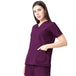 UWEARS FEMALE PURPLE WINE SCRUB SUIT AT CHEAPEST PRICE OF RS.699