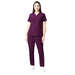 UWEARS FEMALE PURPLE WINE SCRUB SUIT AT CHEAPEST PRICE OF RS.699