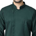 UWEARS DARK GREEN ZIPPER CHEF COAT