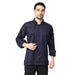UWEARS NAVY BLUE ZIPPER CHEF COAT