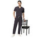 Uwears Men's Breeze Scrub Suit in Dark Grey  Colour at Cheapest Price of Rs.699