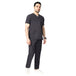 Uwears Men's Breeze Scrub Suit in Dark Grey  Colour at Cheapest Price of Rs.699