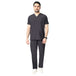 Uwears Men's Breeze Scrub Suit in Dark Grey  Colour at Cheapest Price of Rs.699