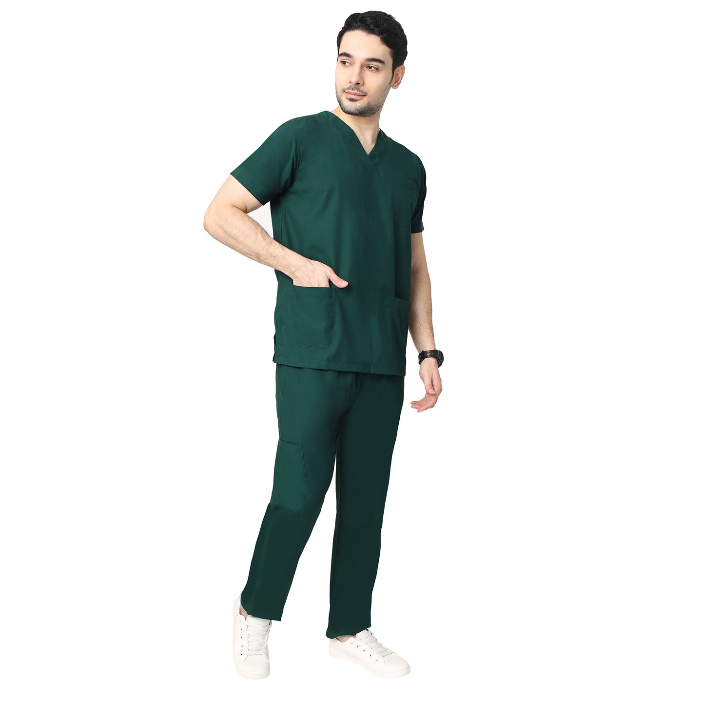 Uwears Men's Breeze Scrub Suit in Green Colour at Cheapest Price of Rs.699