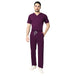 Uwears Men's Aqua 2 Way Stretch Water/Liquid Resistant Scrub Suit in Deep Purple Colour