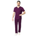 Uwears Men's Aqua 2 Way Stretch Water/Liquid Resistant Scrub Suit in Deep Purple Colour