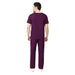 Uwears Men's Aqua 2 Way Stretch Water/Liquid Resistant Scrub Suit in Deep Purple Colour