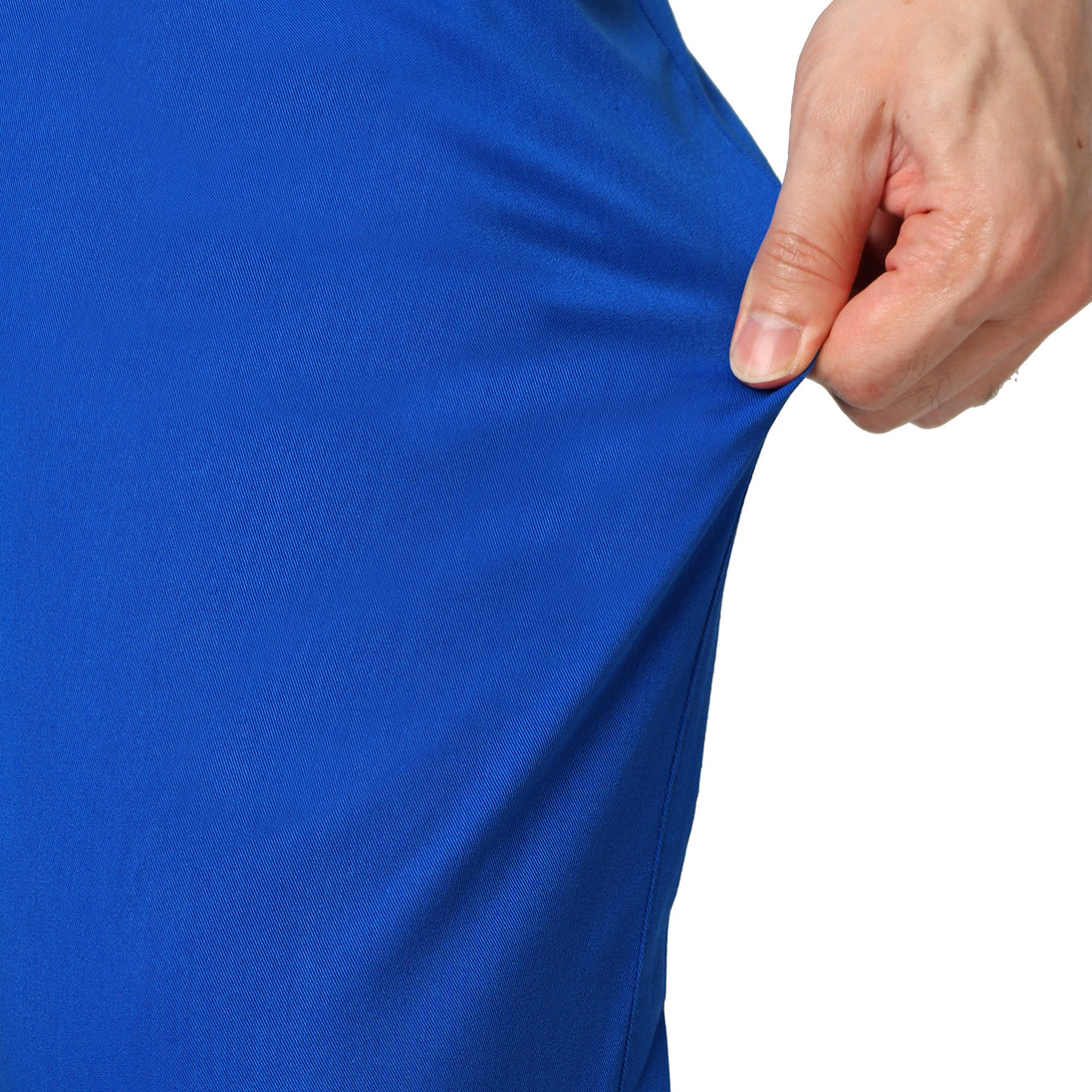 Uwears Men's Aqua 2 Way Stretch Water/Liquid Resistant Scrub Suit in Blue Colour