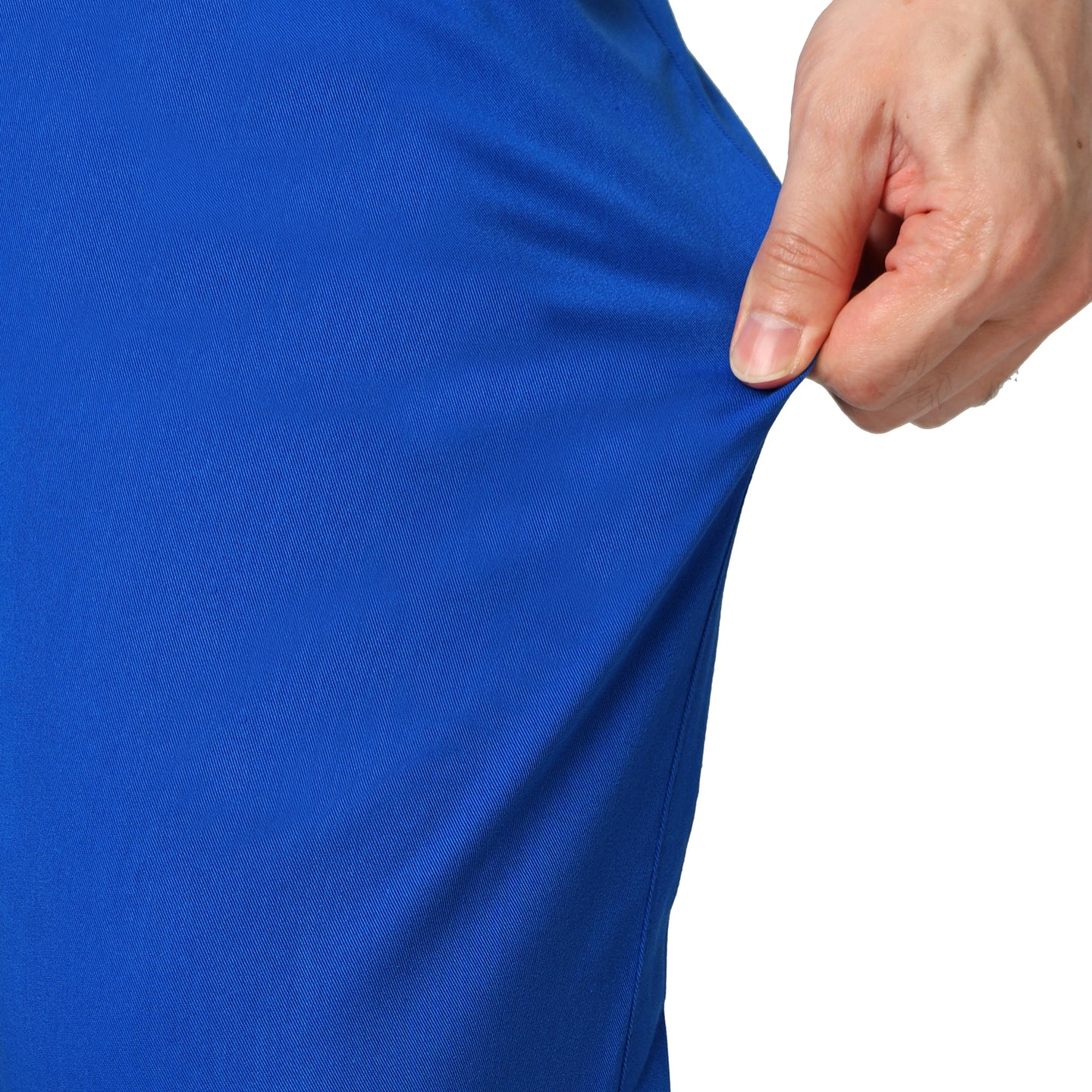 Uwears Men's Aqua 2 Way Stretch Water/Liquid Resistant Scrub Suit in Blue Colour