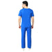 Uwears Men's Aqua 2 Way Stretch Water/Liquid Resistant Scrub Suit in Blue Colour