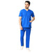 Uwears Men's Aqua 2 Way Stretch Water/Liquid Resistant Scrub Suit in Blue Colour