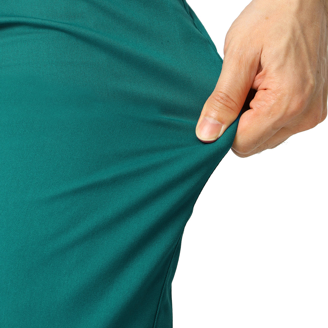 Uwears Men's Aqua 2 Way Stretch Water/Liquid Resistant Scrub Suit in Teal Green Colour