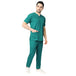 Uwears Men's Aqua 2 Way Stretch Water/Liquid Resistant Scrub Suit in Teal Green Colour