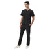 Uwears Men's Breeze Scrub Suit in Black Colour at an economical price