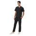 Uwears Men's Breeze Scrub Suit in Black Colour at an economical price