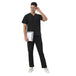 Uwears Men's Breeze Scrub Suit in Black Colour at an economical price