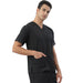 Uwears Men's Breeze Scrub Suit in Black Colour at an economical price