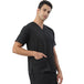 Uwears Men's Breeze Scrub Suit in Black Colour at an economical price