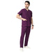 Uwears Men's Breeze Scrub Suit in purple wine Colour at Cheapest Price of Rs.699