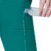 Women Teal Green 2 way Stretch Water/Liquid Repellent Scrub Suit