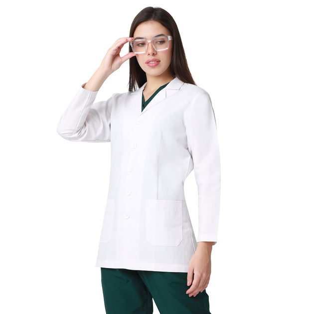 UWEARS FULL/LONG SLEEVE LAB COAT FOR WOMEN
