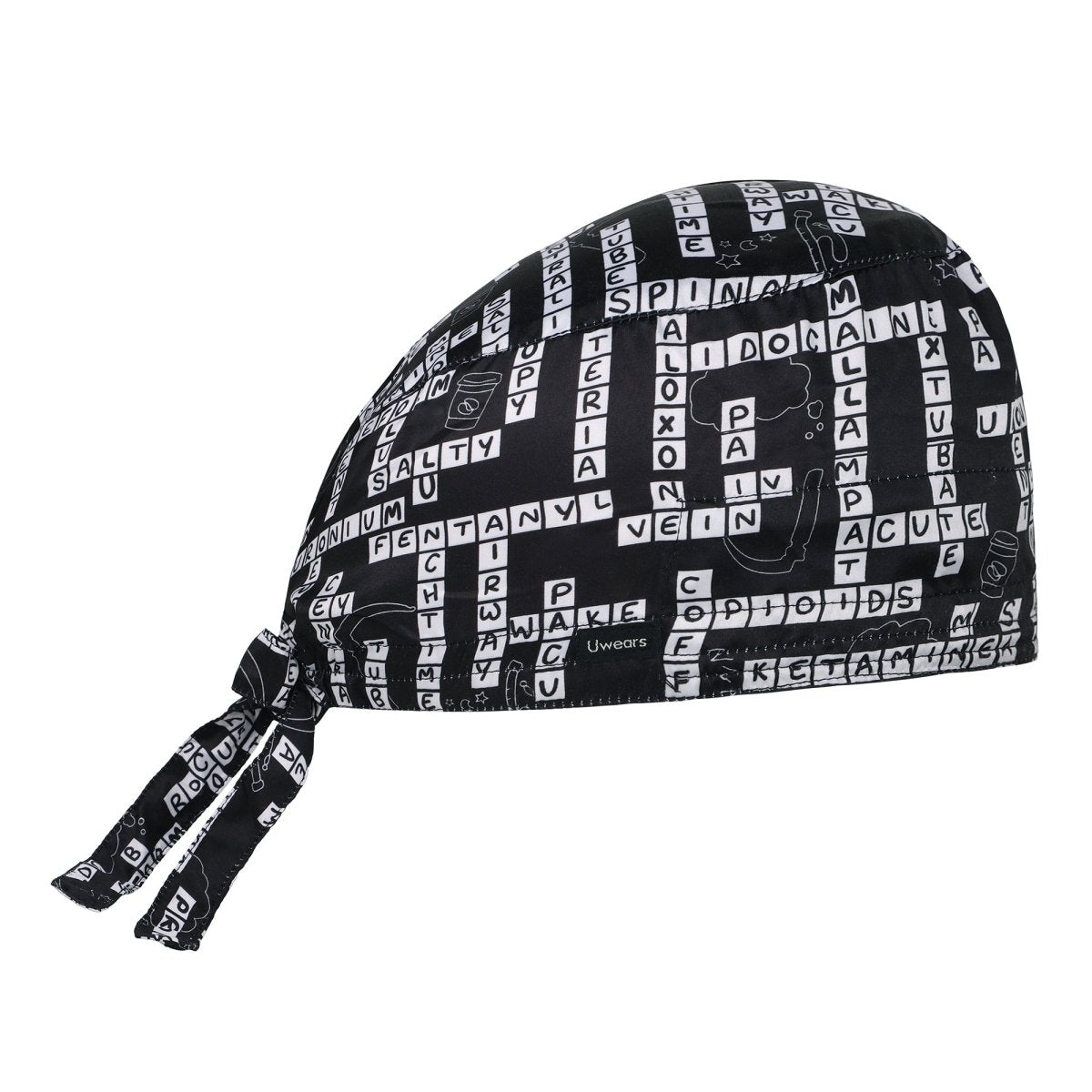 Anaesthesia Scrub Cap Satin (Free Embroidery) - Uwears®