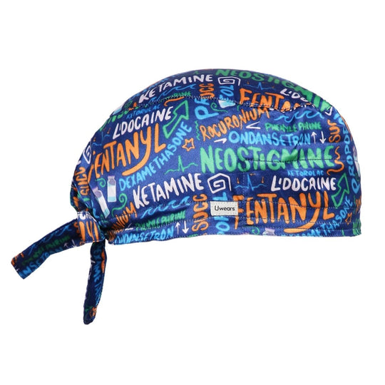 Anaesthesia Scrub Cap Satin (Free Embroidery) - Uwears®