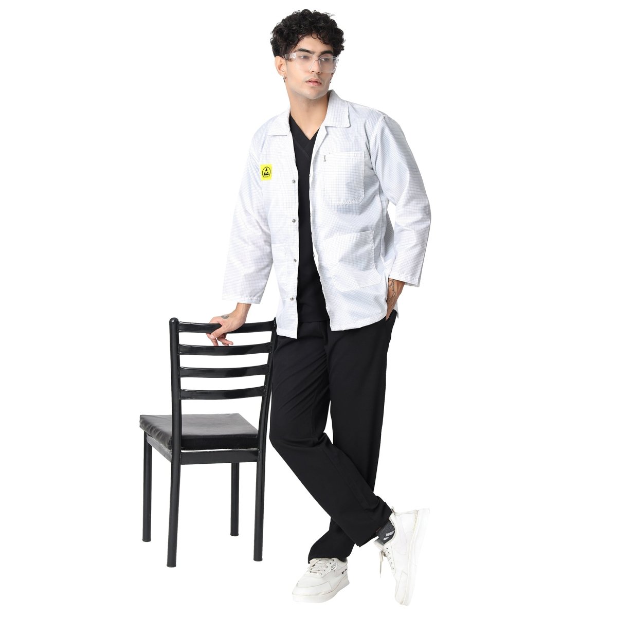 ANTI - STATIC Lab Coat / Apron Full Sleeves - Free Embroidery - Uwears®
