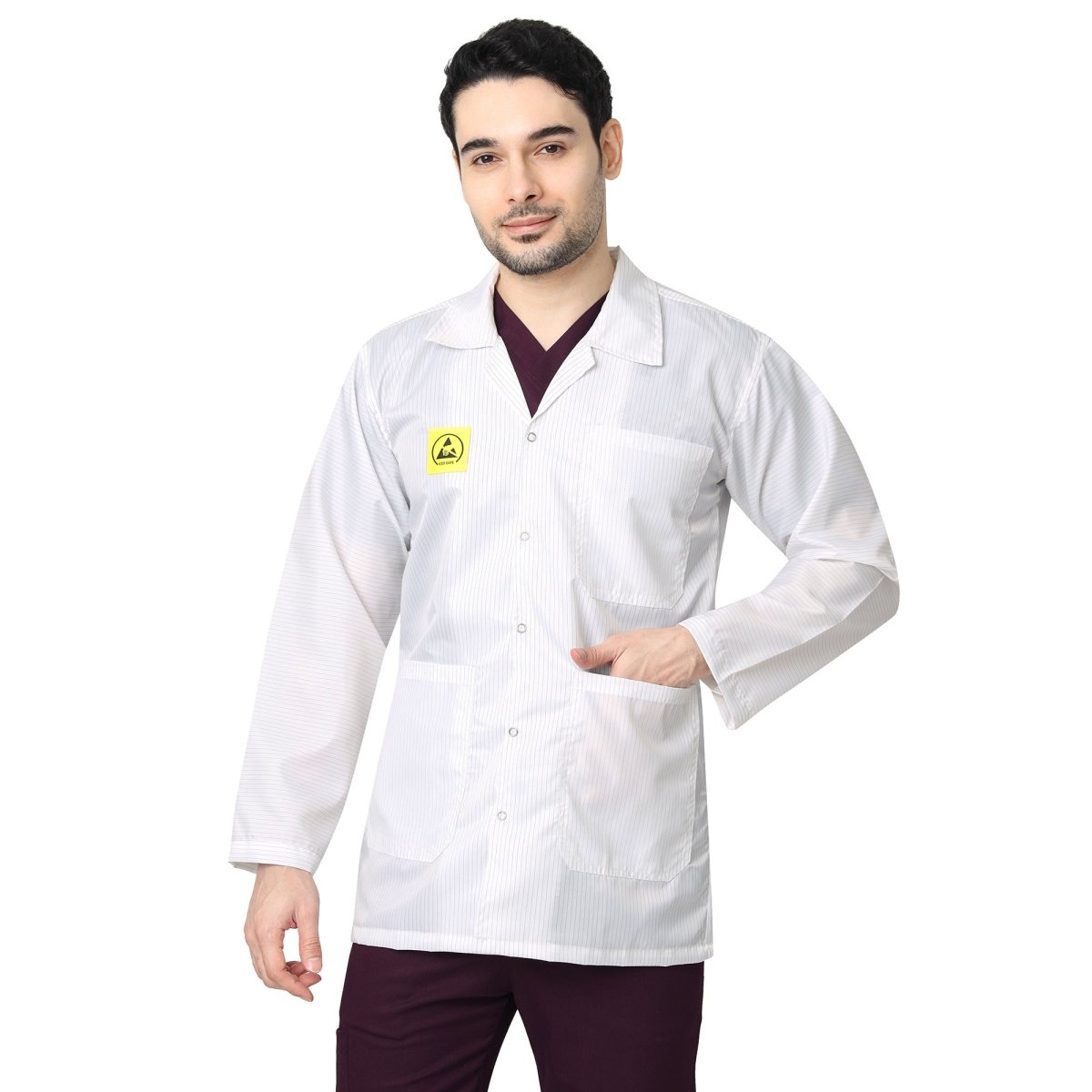 ANTI - STATIC Lab Coat / Apron Full Sleeves - Free Embroidery - Uwears®