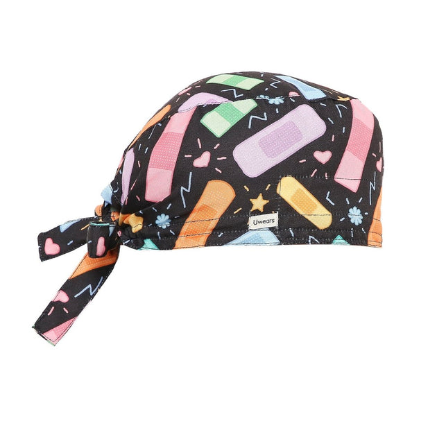 Band Aid Scrub Cap Cotton (Free Embroidery) - Uwears®