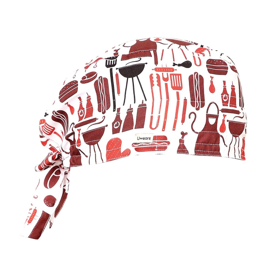 Barbeque Chef Cap Cotton (Free Embroidery) - Uwears®