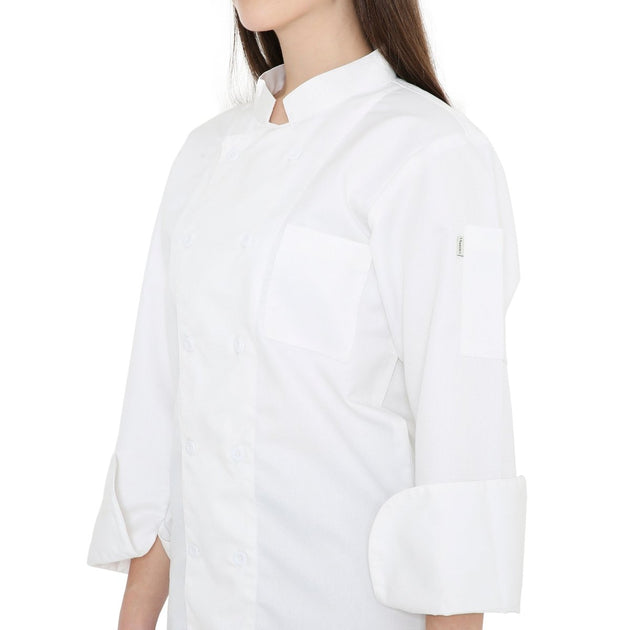Basic Unisex Full Sleeve Chef Coat (White) - Free Embroidery - Uwears®