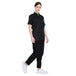 Basic Unisex Half Sleeve Chef Coat (Black) - Free Embroidery - Uwears®