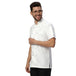Basic Unisex Half Sleeve Chef Coat (White) - Free Embroidery - Uwears®