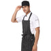 Black Chef Cap Cotton (Free Embroidery) - Uwears®