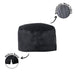 Black Mesh Chef Cap Cotton (Free Embroidery) - Uwears®