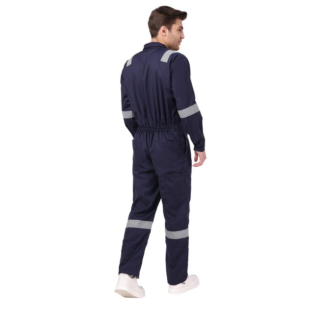 Boiler Suit Coverall with Reflective Tape 200GSM - Uwears®