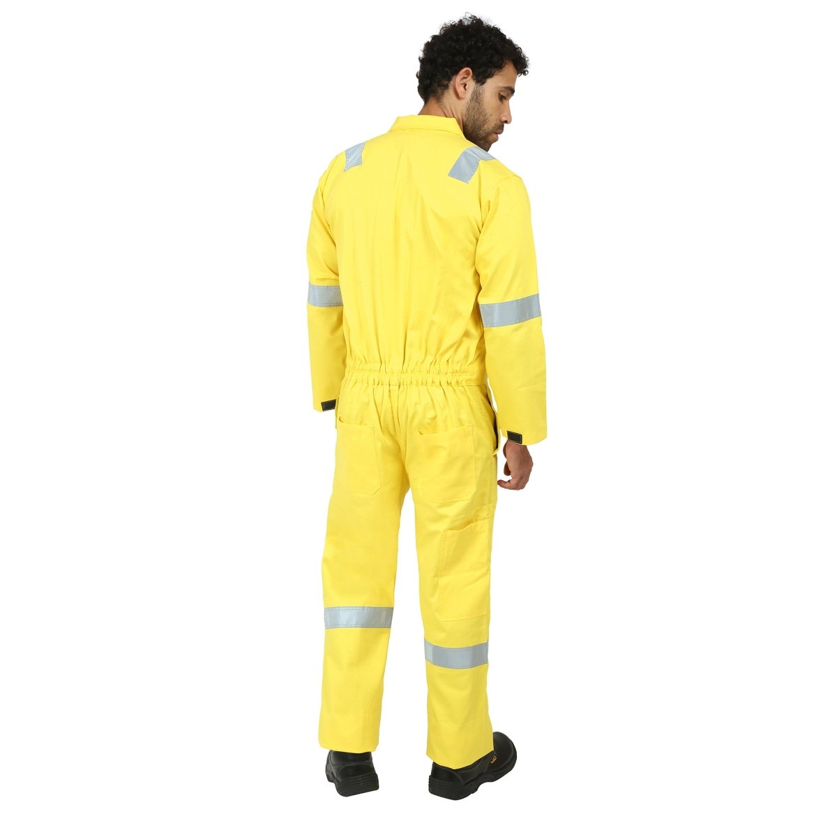 Boiler Suit Coverall with Reflective Tape 240GSM, 100% cotton - Uwears®
