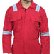 Boiler Suit Coverall with Reflective Tape 240GSM, 100% cotton - Uwears®