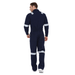 Boiler Suit Coverall with Reflective Tape 240GSM, 100% cotton - Uwears®