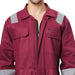 Boiler Suit Coverall with Reflective Tape 240GSM, 100% cotton - Uwears®