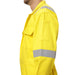Boiler Suit Coverall with Reflective Tape 240GSM, 100% cotton - Uwears®