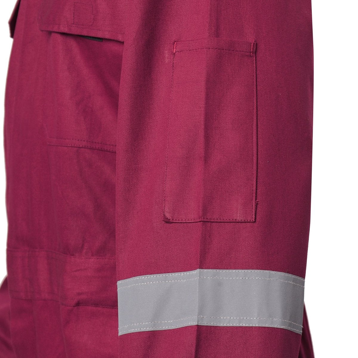 Boiler Suit Coverall with Reflective Tape 240GSM, 100% cotton - Uwears®
