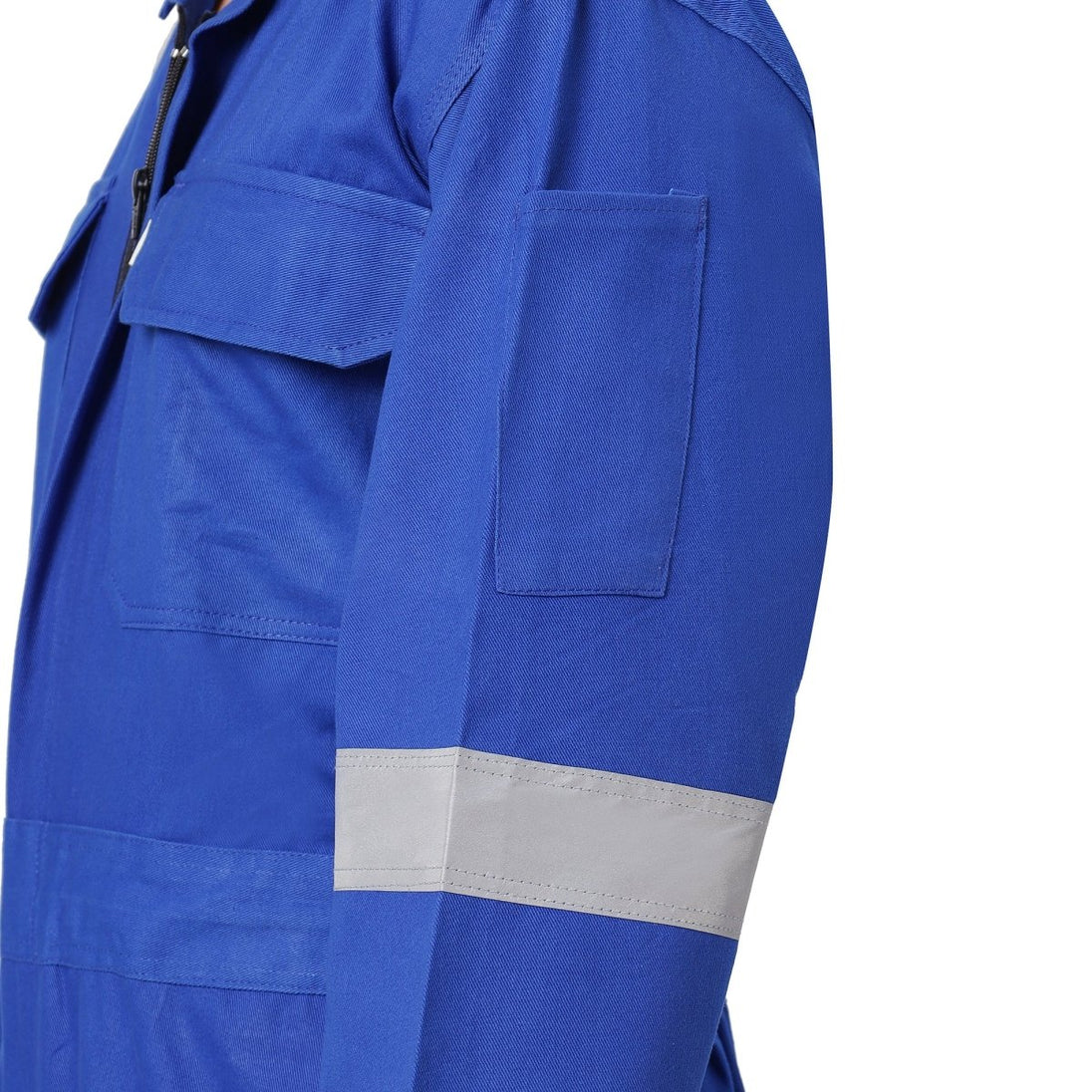 Boiler Suit Coverall with Reflective Tape 240GSM, 100% cotton - Uwears®
